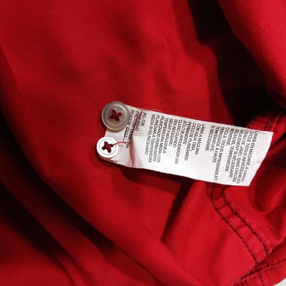 IZOD Men's‎ Button-Down Long Sleeve Casual Shirt Size XLarge Red - Picture 5 of 14